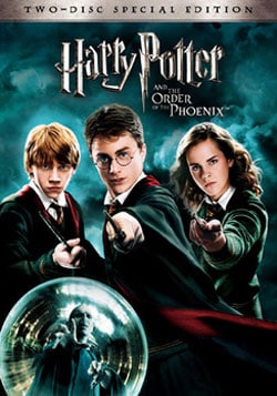 harry potter order of the phoenix dvd