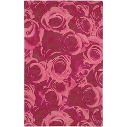 Hand-tufted Vogue Collection Wool Rug (8' x 11')