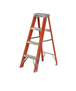 Fiberglass 4-foot 300-pound Rating Step Ladder