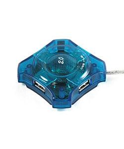 Sabrent Blue External Hot-pluggable Four-port 2.0 USB High-speed Hub