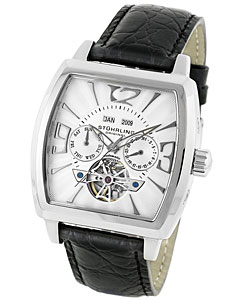 Stuhrling 'Normandy' Grand Calendar Strap Watch