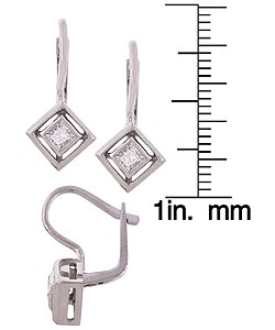 Tacori 18k White Gold Diamond Earrings