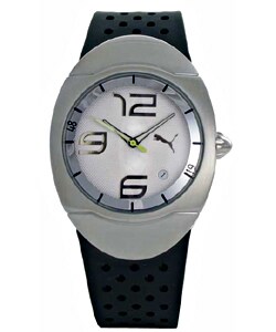 Puma Men's Creation White Dial Black Strap Watch