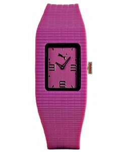 Puma Women's Vega Purple Rubber Watch