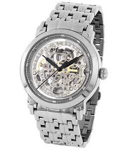 Stuhrling 'Winchester Elite' Men's Skeleton Watch