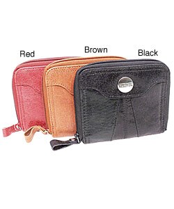 Kenneth Cole Reaction Genuine Leather Zippered Wallet