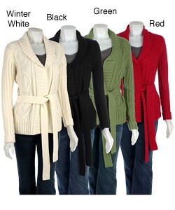 Stephanie Rogers Shawl Collar Women's Sweater