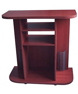 Tiffany Deluxe Mahogany Finish TV Stand