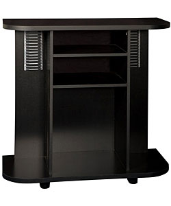 Tiffany Deluxe Black Finish TV Stand