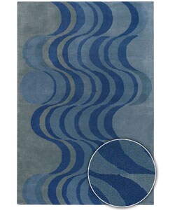 Hand-tufted Contemporary Arte Wool Rug (8' x 11')