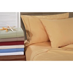 Egyptian Cotton 1000 Thread Count Striped Sheet Set