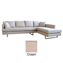 Cream Microfiber Sofa