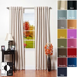 Solid Insulated Thermal Blackout 84" Curtain Panel Pair