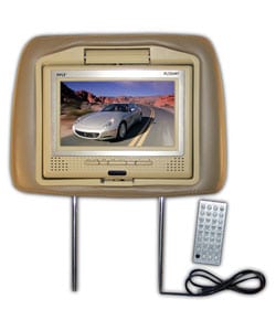 Pyle Headrest with Built-in Monitor and DVD Player