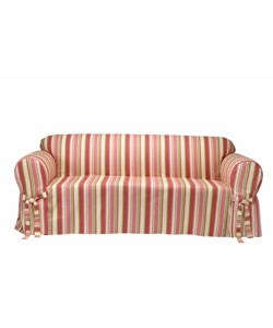 Country Stripe Loveseat Slipcover