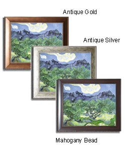 Vincent Van Gogh 'The Olive Tree' Framed Canvas Art