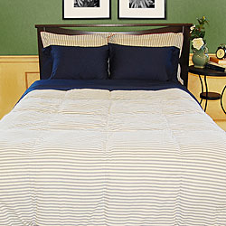 Classic Seersucker Down Alternative Comforter Set