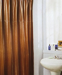 faux leather curtains