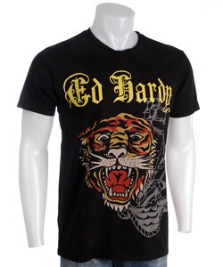 Ed Hardy Men's Multi-screened Tiger T-shirt