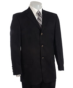 Pierre Cardin Men's 3-button Black Blazer