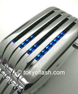 Tokyo Flash Men's Barcode LED Watch