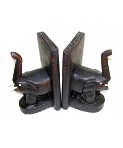Elephant Bookends (Ghana)
