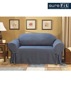 Sure Fit Denim Loveseat Slipcover