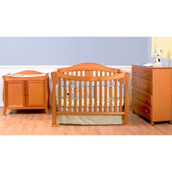 DaVinci Parker 4-in-1 Crib with Toddler Rail in Oak