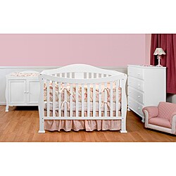 DaVinci Parker 4-in-1 Crib with Toddler Rail in Pure White