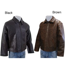 Amerileather Men's Leather Mechanic's Jacket