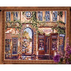 'Cafe Espirit De Vin' Wall Art Tapestry