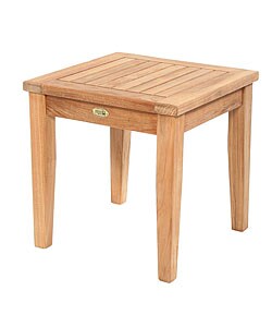 Square Teak Side Table