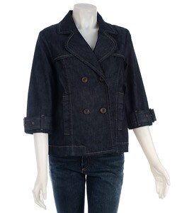 Anne Klein Jeans Women's Short Trench Jacket