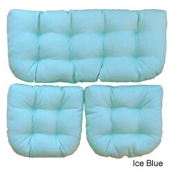 Indoor Wicker Settee Cushions