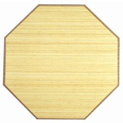 Natural Bamboo Rug (3' Octagon)
