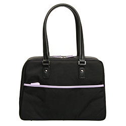 Pinder Bags GiddyUp Black / Lavender Women's 14-inch Laptop Bag