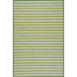 Lime Green Bamboo Rug (5' Octagonal)