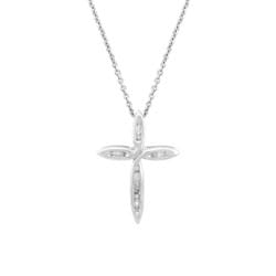 diamond crucifix necklace