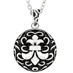 Kate Bisset Silvertone  Designer Inspired Pendant