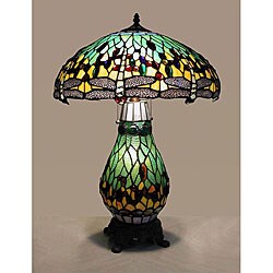 Tiffany-style Dragonfly Table Lamp