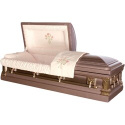 American Rose Bouquet 18-gauge Steel Casket