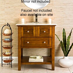 Overstock Bathroom Vanities on Thorton Single Bathroom Vanity   Overstock Com