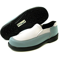 Sandbaggers Cate White/ Blue Ladies' Golf Shoes