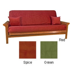 Heavy Corduroy Futon Cover with Throw Pillows