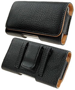 Apple iPhone Premium Leather Holster Case with Clip