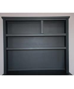Solid Wood Black Dresser Hutch