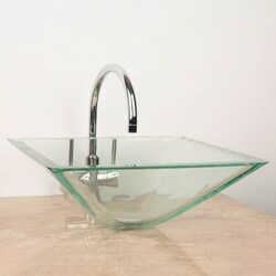 Tempered Glass Vessel Lavatory