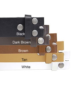 BT Italian Leather Interchangeable Buckle Belt