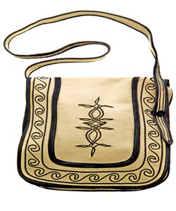 Solola Handmade Large White Handbag (Guatemala)