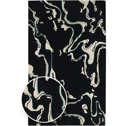 Hand-tufted Current Wool Rug (8' x 11')